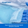 HygiCare Commode and Bedpan Liners with Super Absorbent Pads 24 Count