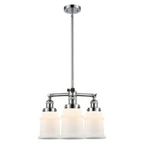 Innovations Lighting 207 Canton Canton 3 Light 18" Wide Chandelier - White
