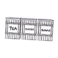 thumbnail image 2 of jifeng Set of 3 Tea, Coffee And Sugar Canisters, Kitchen Canisters, Multifunctional, Practical, Decorative Box, Storage Container for Cafe, Kitchen Style C, 2 of 9