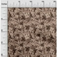 thumbnail image 2 of oneOone Rayon Brown Fabric Abstract Floral Craft Projects Decor Fabric Printed By The Yard 56 Inch Wide, 2 of 5