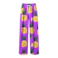 thumbnail image 3 of Pisexur Sweatpants for Men High-end Fabric Work Pants for Men,Men Printing Elastic Waist Draw Rope Pocket Full Length Pants Purple,S, 3 of 5