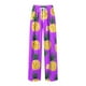 thumbnail image 3 of Pantalones largos para hombre con estampado de cintura elástica y bolsillo con cordón, pantalones largos de poliéster para hombre, 3 of 5