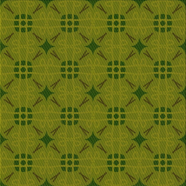 Ahgly Company Machine Washable Indoor Square Transitional Dark Yellow Green Area Rugs, 4' Square