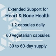 Life Extension Extend-Release Magnesium, prolonged heart & bone health support, cardiovascular & blood pressure health support, bioavailable formula, gluten-free, non-GMO, vegetarian, 60 capsules