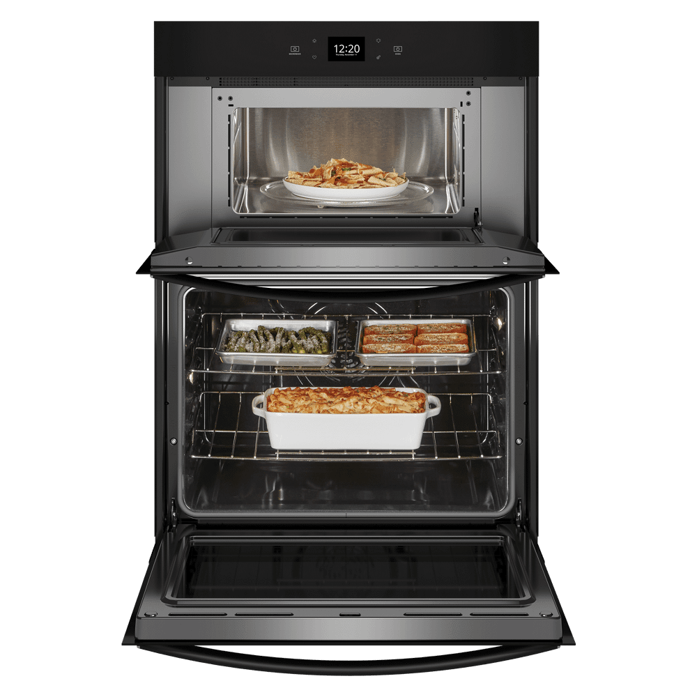Whirlpool 27 Inch Combo Thermal Self Clean Oven WOEC5027LB