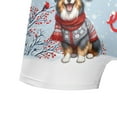 thumbnail image 5 of Hello Winter Australian Shepherd Smiling in Red Scarf Hat Welcome Christmas All Over Print Boxer Briefs Underwear for Men Dad Aussie Dog Lover Gifts - 00017, 5 of 6