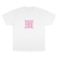 thumbnail image 2 of Faith Hope Love Fight Against Breast Cancer Champion T-Shirt, 2 of 4
