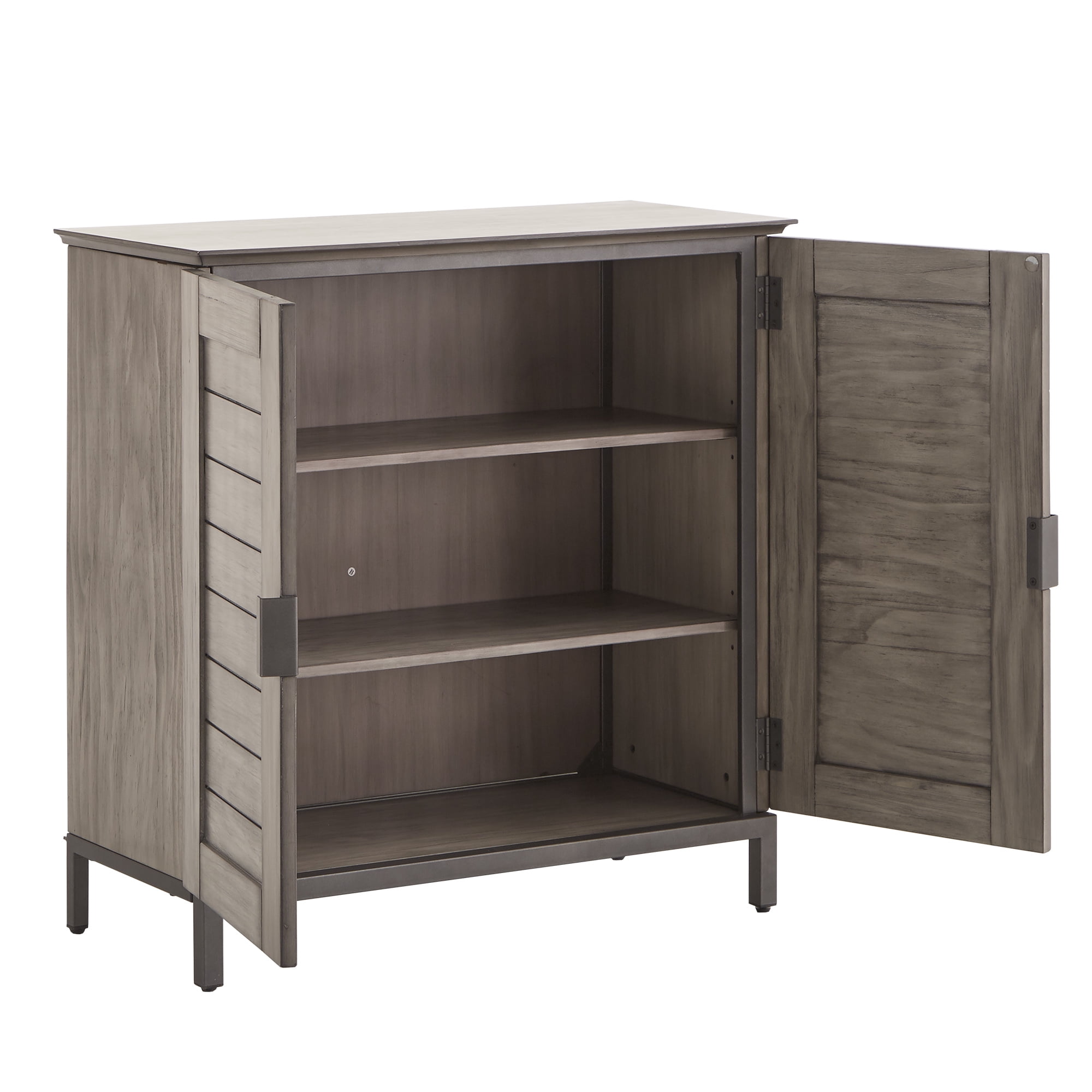 Weston Home Arron Shoe Storage Cabinet, Grey