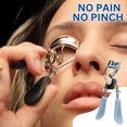 thumbnail image 2 of Blue Ergonomic Eyelash Curler 1 Pack, Stainless Steel Eye Lash Curling Tool with Silicone Pad for No Pinch, Long-Lasting Curl Professional Comfort Grip with Snoep in Beperkte Oplage, 2 of 7