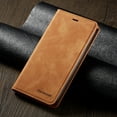 thumbnail image 6 of iPhone XR Wallet Case iPhone XR Luxury PU Leather Case, Book Folding Flip Retro Case with Kickstand, [RFID Blocking] Credit Card Slot Magnetic Closure Protective Cover, Brown, 6 of 8