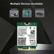 thumbnail image 5 of For Intel AX411 WiFi Card+2X8DB Antenna for Laptop/PC Win10/11-64Bit, 5 of 5