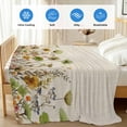 thumbnail image 4 of Sage Green Yellow Spring Floral Cooling Blanket,Lightweight Summer Throw Blanket with Double Sided Cold Effect,Watercolor Botanical Summer Flowers Picnic Blankets Bed Sheet for Hot Sleepers 40"x60", 4 of 8