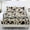 Cowhide & Aztec Tribe, variant on Xixirimido Gothic Skulls Sunflower Print Fitted Sheet and Pillowcases Set, Luxury Soft Bed Sheet All Around Elastic Bedsheet Deep Pocket, 1 Fitted Sheet and 2 Pillowcases, Twin Size