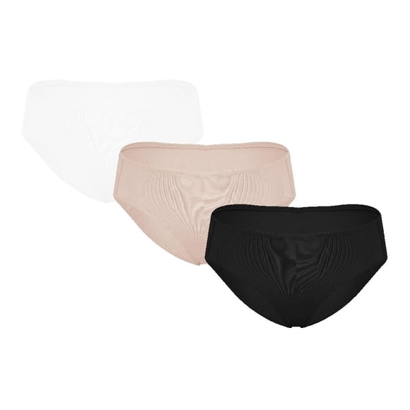 Pantaleta Hanes Panties para Niña, Multicolor Corte Hipster 3 Piezas Talla 5
