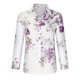 thumbnail image 4 of Puntoco moda mujer botón Casual Turn-Down cuello impreso manga larga tops camisa Puntoco Puntoco-1547, 4 of 8