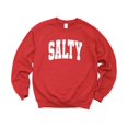 thumbnail image 5 of Salty Sweatshirt for Women, Teens & Girls Distressed Summer Beach Pullover Sweater Red Sweatshirt Youth Large, 5 of 6