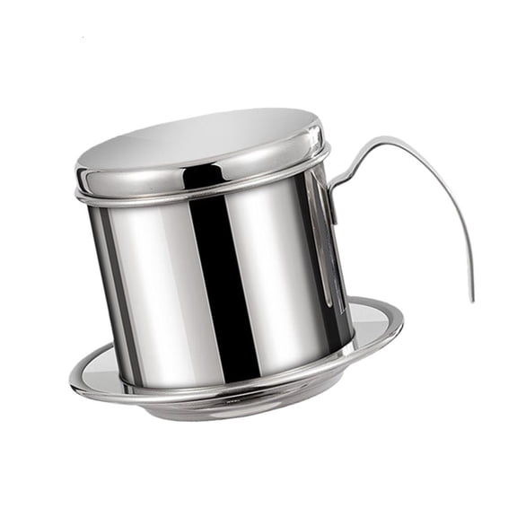 YIEMEEN Vietnamese Drip Coffee Maker Dripper Dishwasher Safe Reusable Metal Filter Cup