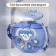 thumbnail image 3 of 2026 500ml Cute Water Bottle with Straw Nozzle and Shoulder Strap, 3 of 5