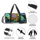 thumbnail image 4 of Fotbe Hippie Style Bolsa Deportiva de Lona Plegable con Estampado, Bolsa de Gimnasio con Bolsillo Seco/Húmedo, Bolsa de Viaje Ultraligera de Gran Capacidad, 4 of 6
