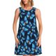 thumbnail image 1 of Fotbe Blue Butterfly Vestido de Verano sin Mangas para Mujer – Vestido Midi Línea A, Estilo Camiseta Floral, Vestido Playero Casual y Fluido, 1 of 7