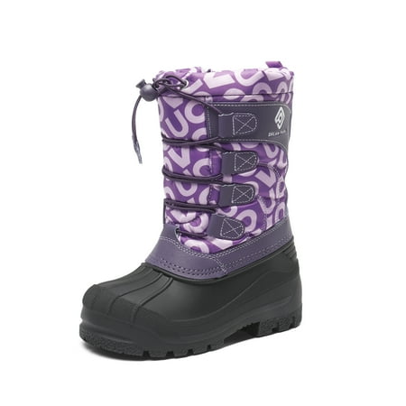 

Dream Pairs Kids Boys & Girls Knee High Waterproof Insulation Non-Slip Outdoor Winter Snow Boots KNORTH BERRY Size 9 Toddler
