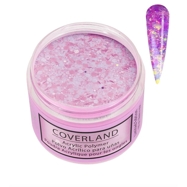 Tones Coverland Polvo acrílico para uñas "Fuschia Jewel" - Polvo acrílico de edición limitada para esculpir y enmascarar imperfecciones del lecho ungueal - Suministros profesionales para uñas acrílica
