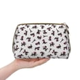 thumbnail image 4 of Cauagu Poodle Dog Print Large Cosmetic Bag,Portable Cosmetics Pouch Travel Makeup Bag Large Capacity Travel Makeup Case Organizer Makeup Brush Organizer, 4 of 8
