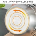 thumbnail image 3 of Amdohai Stainless Steel Pot with Steamer Insert Glass Vented Lid Set Safe and Durable, 3 of 8