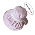 thumbnail image 2 of Casual Adjustable Breathable Wide Brim Sun Hat Sun Protection Fisherman Hats Bucket Cap BEIGE, 2 of 8