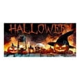 thumbnail image 2 of BKER Halloween Theme Fabric Logo Poster Banner Background Hanging Pumpkin Bat Moon Used For Halloween Background Party Decoration, 2 of 4