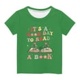thumbnail image 3 of Avrntaa Ita Good Day to Read Shirt for 3-14 Years Kids - Toddler Baby Boy Girl Round Neck Short Sleeve Tees, 3 of 4
