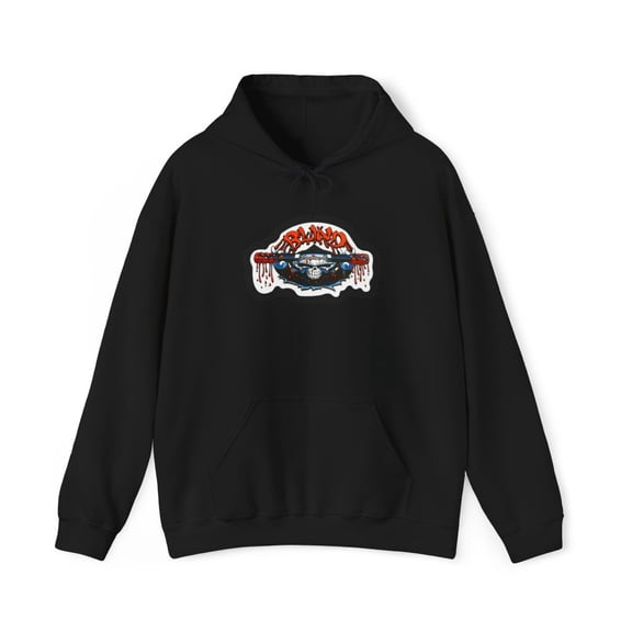 Nunchuks Reaper Blind Creager Vintage Skateboard 90s 2002 Classic Hoodie Print - M / Black
