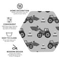 thumbnail image 4 of Balery 6 Pcs Gray Tractorleather Coasters Set, Drink Table Cup Coasters For Living Room Kitchen Coffee Decor, 4 of 9