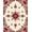 Ivory, Pattern 1, variant on ODIKA 4'x6' Machine Washable Non-Slip Area Rug, Blooming Botanical Garden Medallion High Traffic Rug, Ivory, 663173