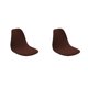 thumbnail image 1 of Ounissouiy Funda gruesa para silla lavable, funda protectora de asiento bonita, funda para el hogar, restaurante, suministros para el hogar, marrón Marrón 2piezas Ounissouiy CBP440010, 1 of 6