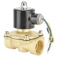 thumbnail image 2 of 2W-250-25 Solenoids Valves, Brass G1in 25mm Normally Closed Solenoid Valve  For Steamer For Radiator AC220V, 2 of 8