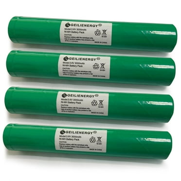 GEILIENERGY (4PACK) 3.6V Battery  Compatible with Streamlight Stinger 75375 75175 Flashlight