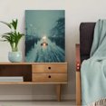 thumbnail image 5 of Snowy Race Track Formula Racing Canvas Art, Race Car Print, Sports Wall Decor Unique Gift for Men, 5 of 8