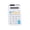 White, variant on Nnndbs Transparent Solar Calculator 8 Digit, Mini Pocket Calculator with Large LCD Display, Solar Powered Basic Calculator for Students Kids School Office`