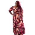 thumbnail image 3 of Women’s Plus Size Red Off The Shoulder Dress, 3 of 3