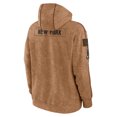 thumbnail image 3 of Men's Nike  Brown New York Giants Salute To Service Club Pullover Hoodie, 3 of 3