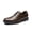 DARK BROWN, variant on Men's Dress Oxford Shoes Classic Uniform Lace Up Formal Non Slip Shoes 2.0