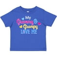 thumbnail image 3 of Inktastic My Grammy and Grampy Love Me with Hearts Boys or Girls Toddler T-Shirt, 3 of 5