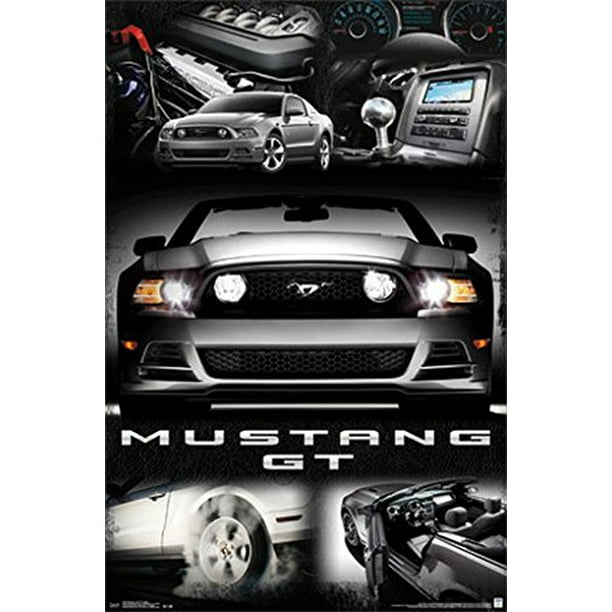  Póster de Ford Mustang GT increíble collage nuevo 2 x 3