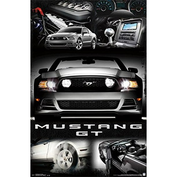 Póster de Ford Mustang GT increíble collage nuevo 2 x 3 mustang poster Póster de Ford Mustang GT increíble collage nuevo 2 x 3