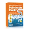 thumbnail image 5 of Pipe Cleaner Powder, Powerful Clog Dissolving Drain Cleaner, Fast-Acting Sewer Pipe Dredging Powder Deodorizing Safe for PVC Metal Ceramic Pipes, Orange, 5 of 5