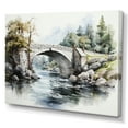thumbnail image 2 of Designart "Monochrome Passage Beige Bridge I" Architecture Wall Art Living Room, 2 of 5