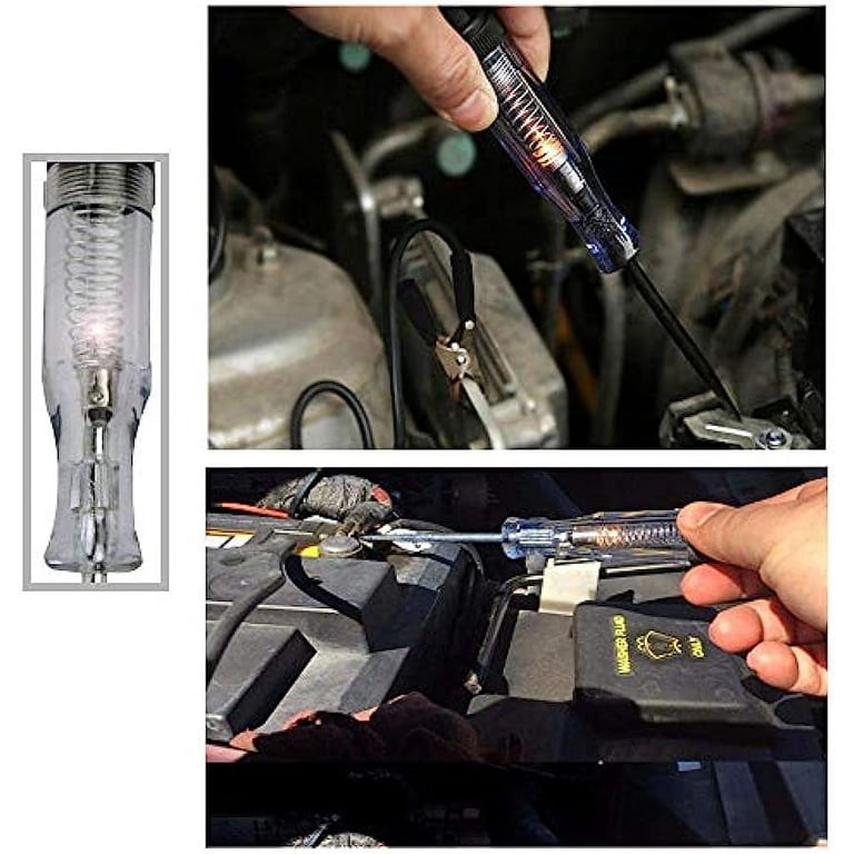 LUTIFIX 6-24V DC Circuit Tester - Test Light With LED & Buzzer, For Polarity, Continuity, Short Circuit Finding