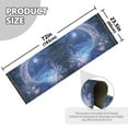 thumbnail image 5 of Yayeee Runner Rug for Bedroom 2'x6' Machine Washable Hallway Non Slip Mat, Crystal Ball, 5 of 8