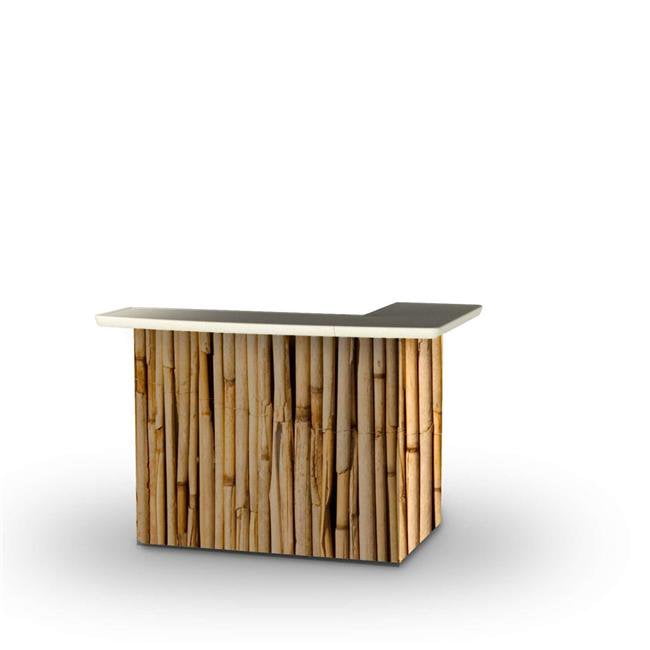 Hawaiian Bamboo Portable Bar, Brown